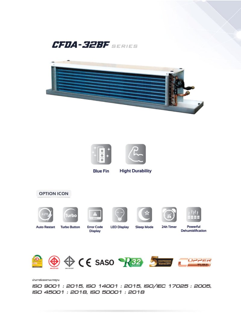 รูปแอร์???ปลือย Central Air CFDA-32BF28/CCS-32BF28 CFDA-32BF ราคาพร้อมติดตั้ง 108Air
